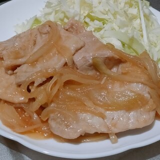 いつもの豚の生姜焼きにプラス2分で簡単激旨♪